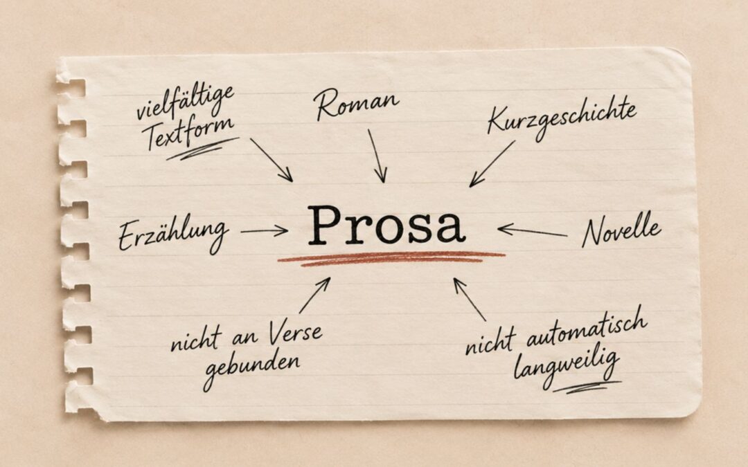 Was ist Prosa? Definition, Merkmale, Beispiele und Formen