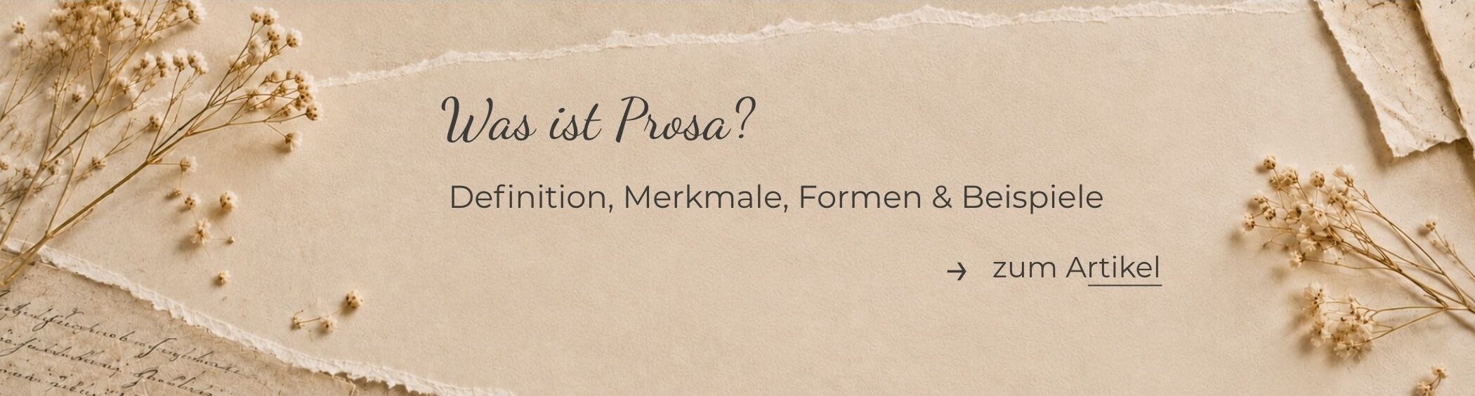 was-ist-prosa-definition-merkmale-formen-beispiele.jpg Banner mit dem Titel „Was ist Prosa? Definition, Merkmale, Formen & Beispiele“ und einem Link zum Prosa-Artikel